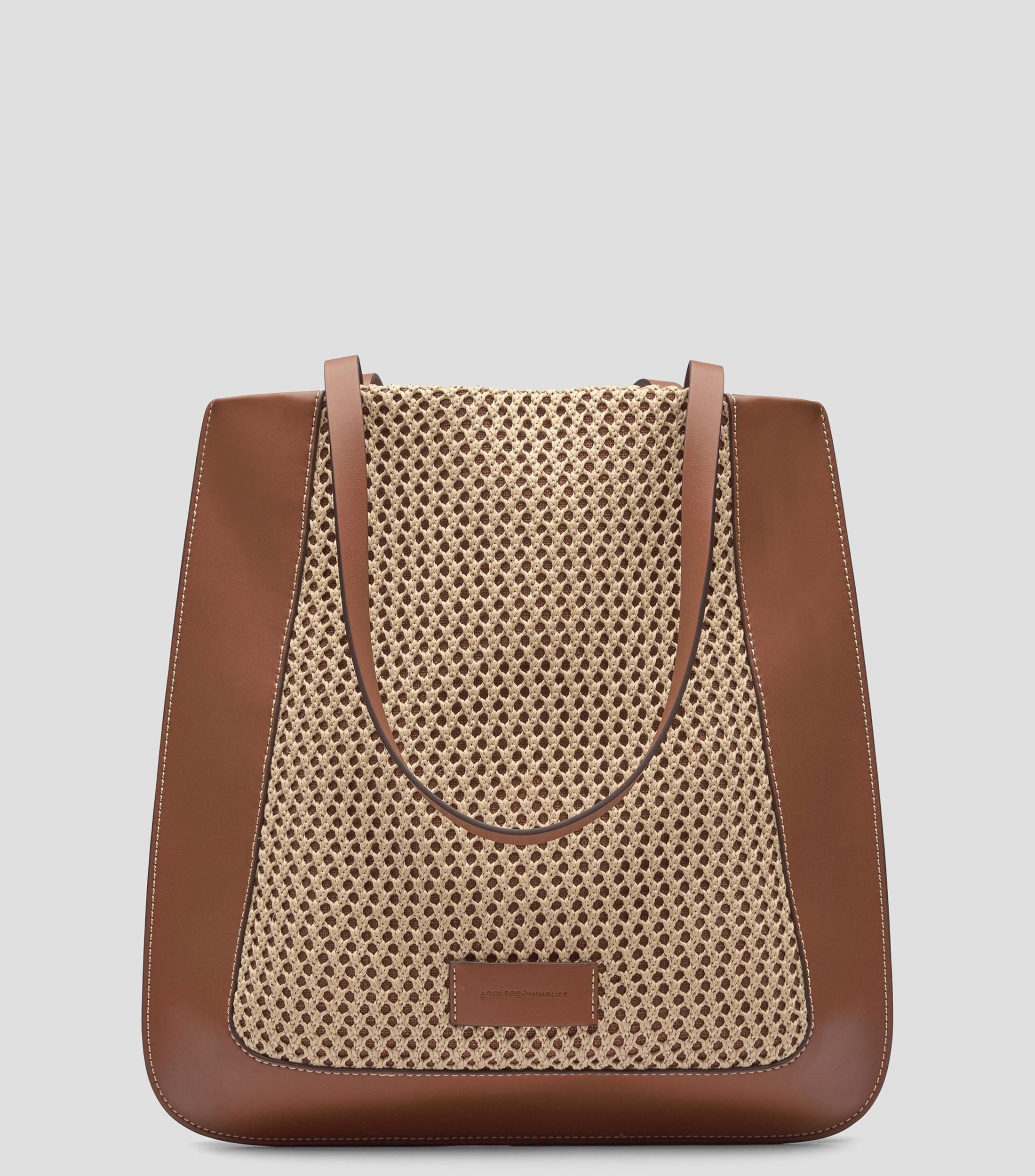 Bolsa shopper texturizada Mujer